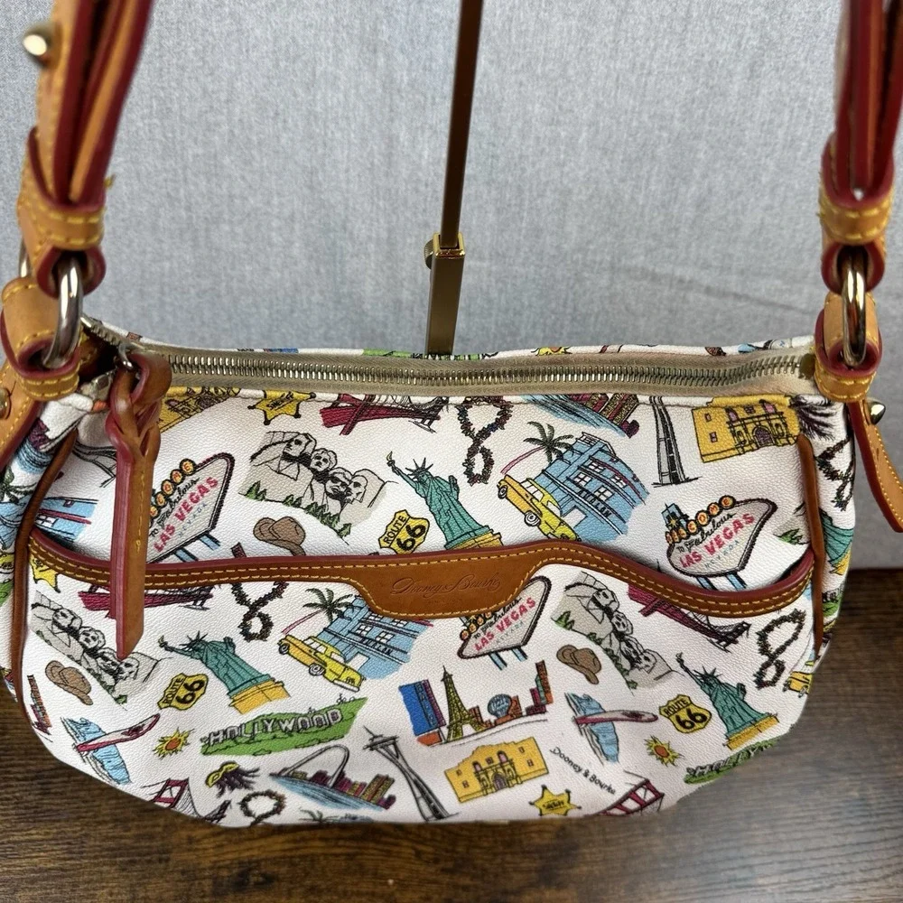 Dooney & Bourke East West Collins Hobo‎ Handbag Americana Hollywood Travel